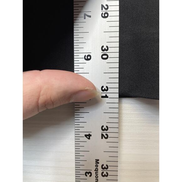 Harve Benard Pants Womens 14 Black Stretch Dress Trousers Straight Leg Office - Picture 6 of 12